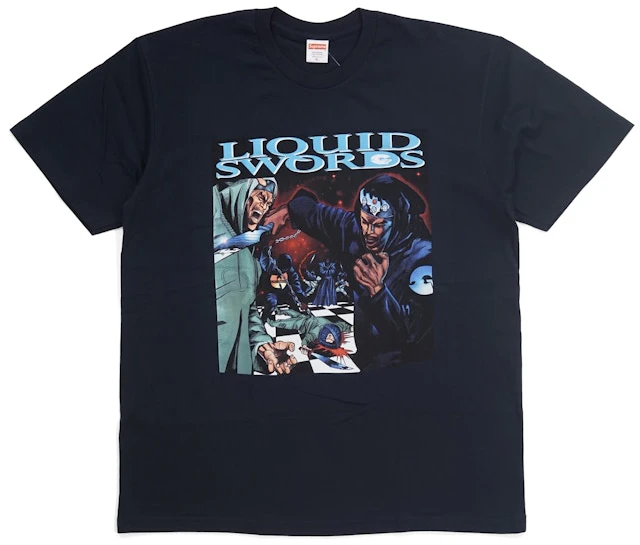 supreme-liquid-swords-tee-navy