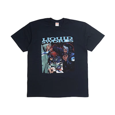 Supreme Liquid Tee Navy