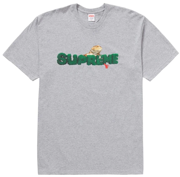 supreme-lizard-tee-heather-grey