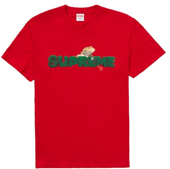 supreme-lizard-tee-red