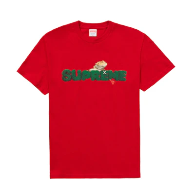 Supreme Lizard Tee Red