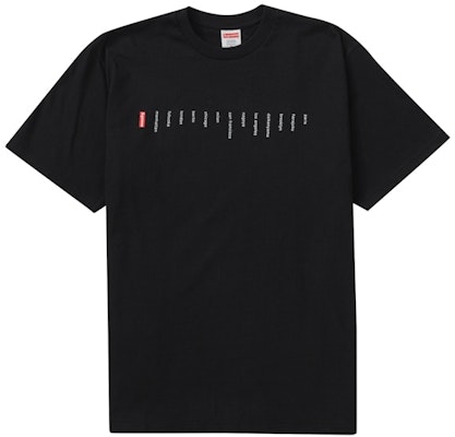 Supreme Camiseta Negra Location SUP-LCN-T-B Buy Supreme Camiseta Negra Location SUP-LCN-T-B