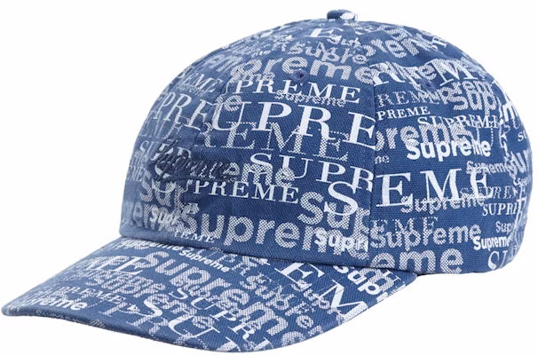 Supreme 标志图案 6片式 淡海军蓝帽 Buy Supreme 标志图案 6片式 淡海军蓝帽
