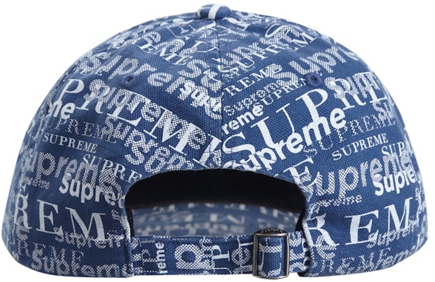 Supreme 标志图案 6片式 淡海军蓝帽 Order Supreme 标志图案 6片式 淡海军蓝帽