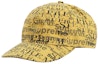 Buy Supreme Logo Pattern 6-Panel Yellow