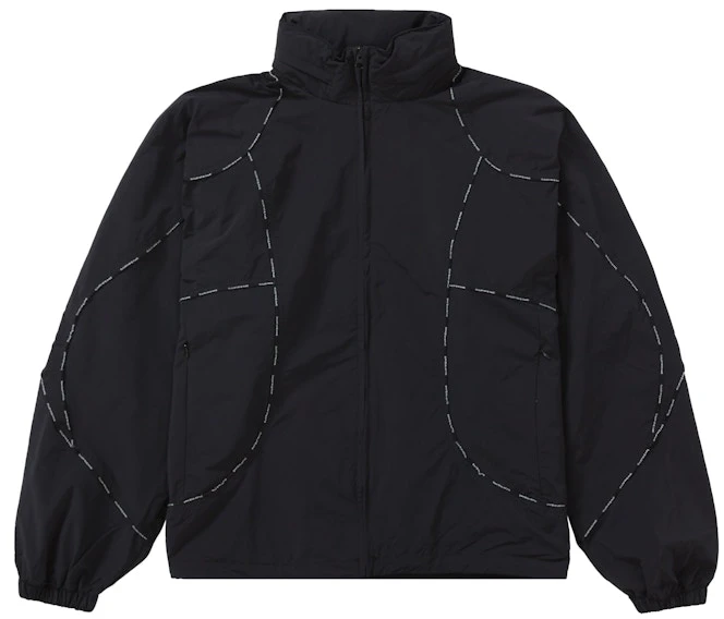 supreme-logo-piping-hooded-track-jacket-black