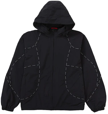 Supreme Jaket Track Berhoodie Logo Piping Hitam Order Supreme Jaket Track Berhoodie Logo Piping Hitam