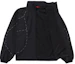 Lookbook Supreme Jaket Track Berhoodie Logo Piping Hitam
