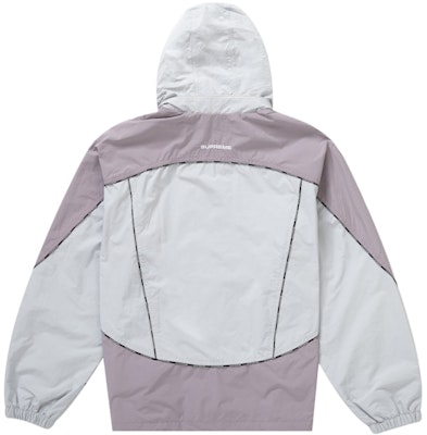 Jaket Olahraga Hooded Supreme Logo Garis Abu-abu Lookbook Jaket Olahraga Hooded Supreme Logo Garis Abu-abu