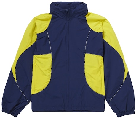 Chaqueta Deportiva con Capucha Supreme Logo Piping Azul Marino Buy Chaqueta Deportiva con Capucha Supreme Logo Piping Azul Marino