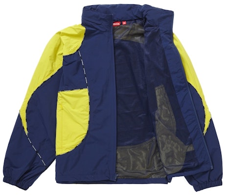 Chaqueta Deportiva con Capucha Supreme Logo Piping Azul Marino Order Chaqueta Deportiva con Capucha Supreme Logo Piping Azul Marino