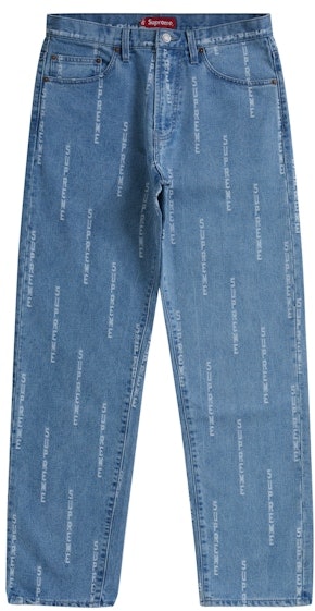 supreme-logo-stripe-jacquard-regular-jean-blue