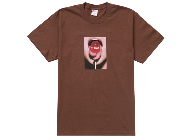 Supreme Lollipop Tee Brown