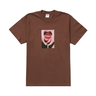 Supreme Lollipop Tee Brown