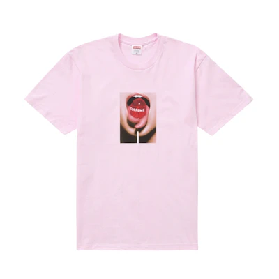 Supreme Lollipop Tee Light Pink