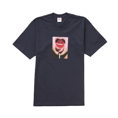 Supreme Lollipop Tee Navy