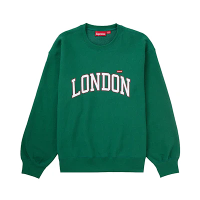 Supreme London Shop Small Box Crewneck Green