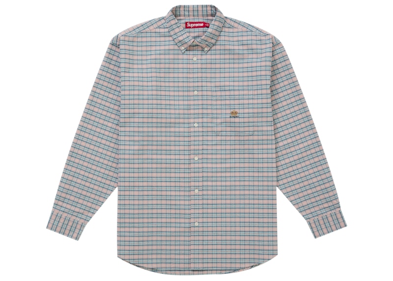 Supreme Loose Fit Flannel Oxford Shirt (FW25) Blue Plaid