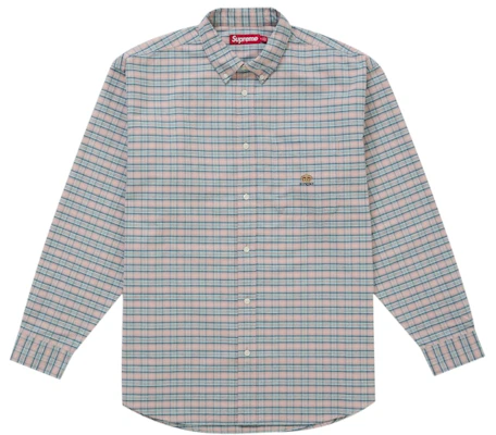 シュプリーム ルーズフィット フランネル オックスフォードシャツ FW25 ブループレイド Buy シュプリーム ルーズフィット フランネル オックスフォードシャツ FW25 ブループレイド
