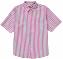 Supreme Loose Fit Multi Stripe S/S Shirt Pink Supreme Loose Fit Multi Stripe S/S Shirt Pink