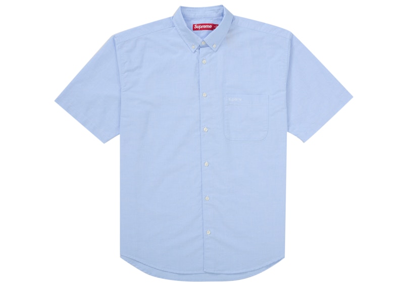 Supreme Loose Fit Oxford S/S Shirt (FW26) Light Blue