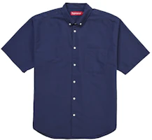 Supreme Loose Fit Oxford S/S Shirt (FW26) Navy Supreme Loose Fit Oxford S/S Shirt (FW26) Navy