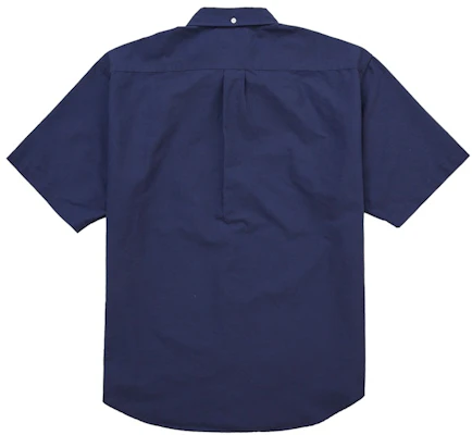 Supreme 宽松版牛津短袖衬衫 (FW26) 海军蓝 Order Supreme 宽松版牛津短袖衬衫 (FW26) 海军蓝