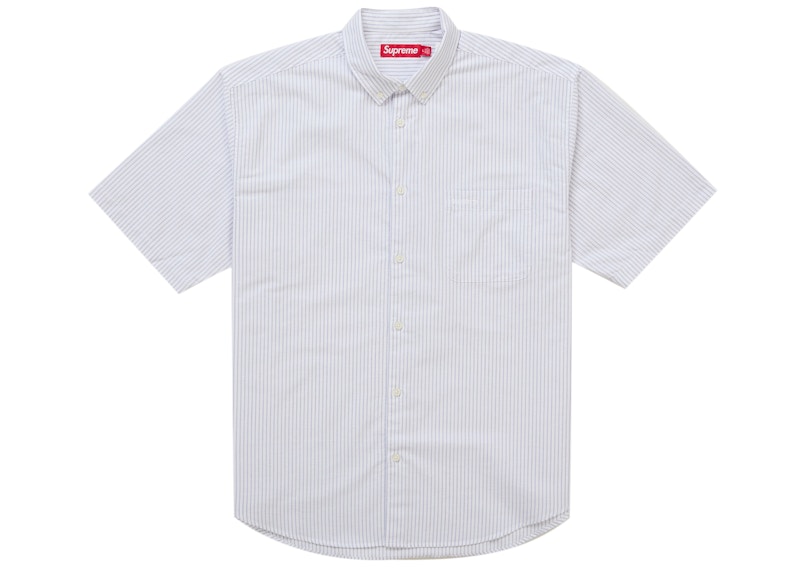 Supreme Loose Fit Oxford S/S Shirt (FW26) Stripe
