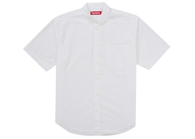 Supreme Loose Fit Oxford S/S Shirt (FW26) White