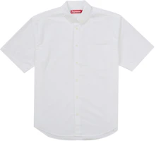 Supreme Loose Fit Oxford S/S Shirt (FW26) White Supreme Loose Fit Oxford S/S Shirt (FW26) White