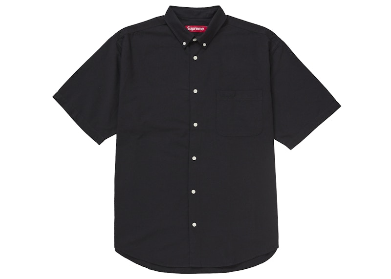 Supreme Loose Fit Oxford S/S Shirt Black