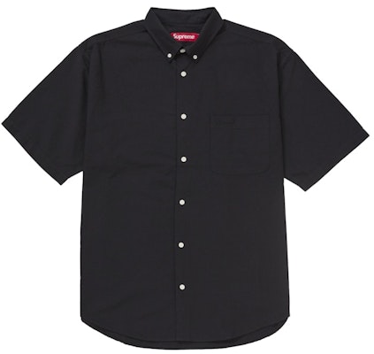 Supreme Loose Fit Oxford S/S Shirt Black Buy Supreme Loose Fit Oxford S/S Shirt Black