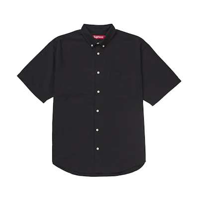 Supreme Loose Fit Oxford S/S Shirt Black