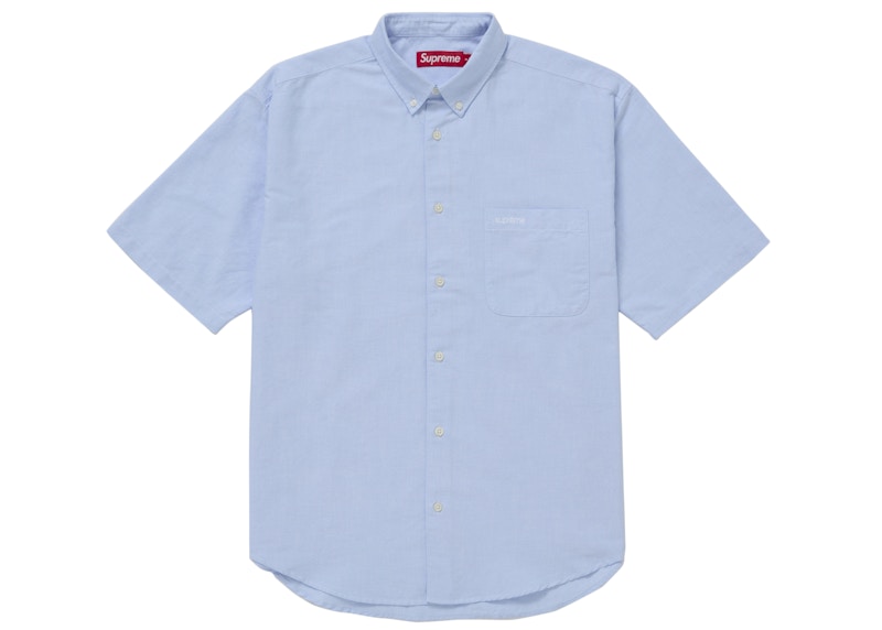 Supreme Loose Fit Oxford S/S Shirt Light Blue