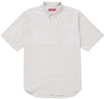 Supreme Loose Fit Oxford S/S Shirt Light Tan Stripe Supreme Loose Fit Oxford S/S Shirt Light Tan Stripe
