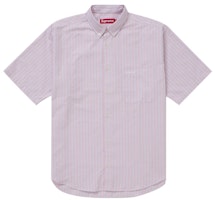 Supreme Loose Fit Oxford S/S Shirt Pink Stripe Supreme Loose Fit Oxford S/S Shirt Pink Stripe