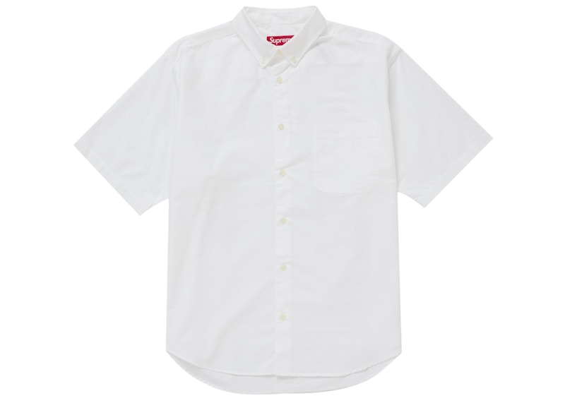 Supreme Loose Fit Oxford S/S Shirt White
