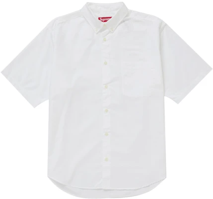 Supreme 宽松版牛津短袖衬衫 白色 Buy Supreme 宽松版牛津短袖衬衫 白色