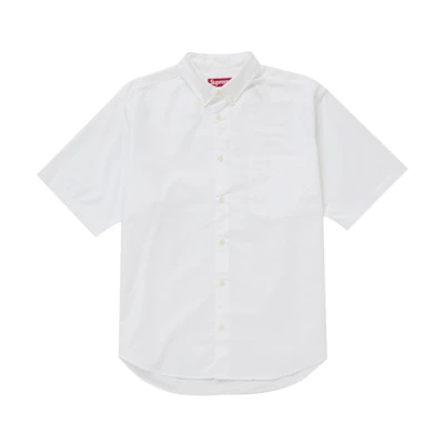 Supreme Loose Fit Oxford S/S Shirt White
