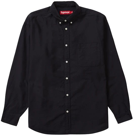 supreme-loose-fit-oxford-shirt-black