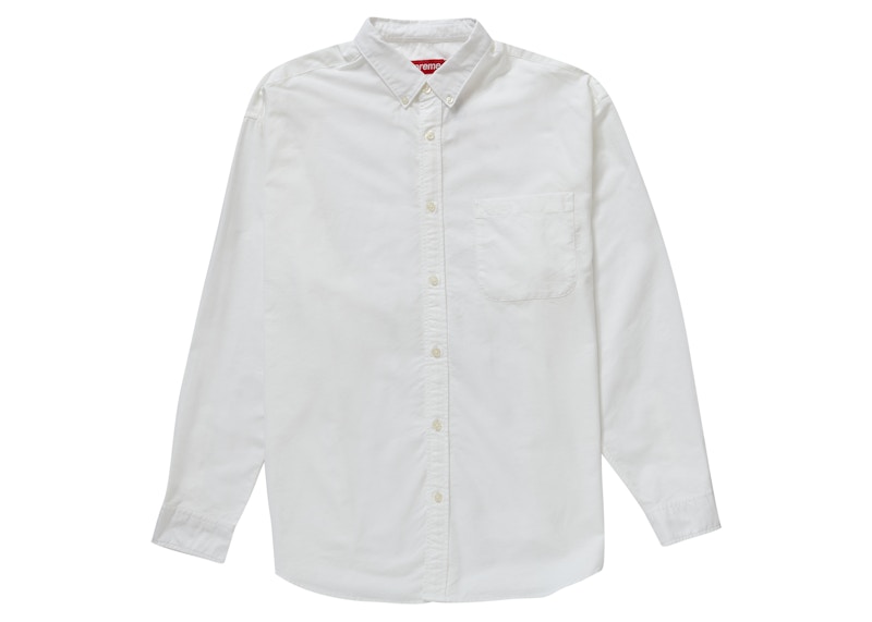 Supreme Loose Fit Oxford Shirt White