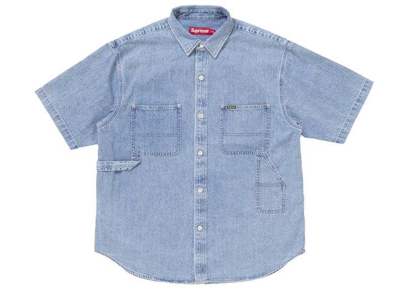 Supreme Loose Fit S/S Denim Painter Shirt (SS25) Denim