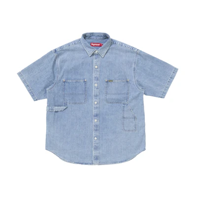 Supreme Loose Fit S/S Denim Painter Shirt (SS25) Denim