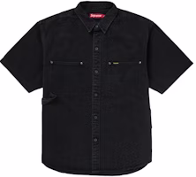 Supreme Loose Fit S/S Denim Painter Shirt Black Supreme Loose Fit S/S Denim Painter Shirt Black