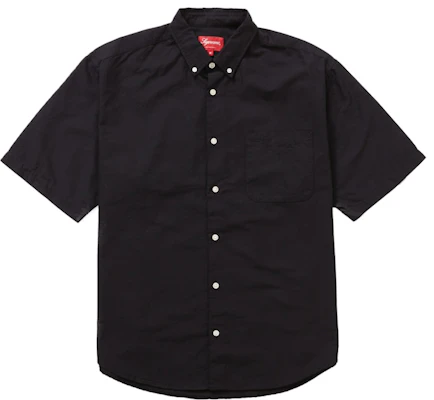 Supreme Loose Fit S/S Oxford Shirt Black Buy Supreme Loose Fit S/S Oxford Shirt Black