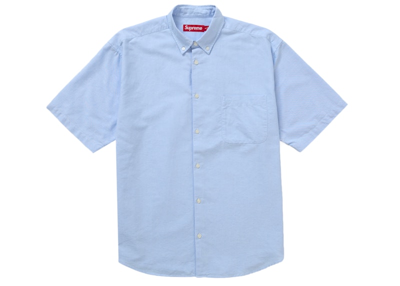 Buy Supreme Loose Fit Multi Stripe S/S Shirt Blue - Novelship