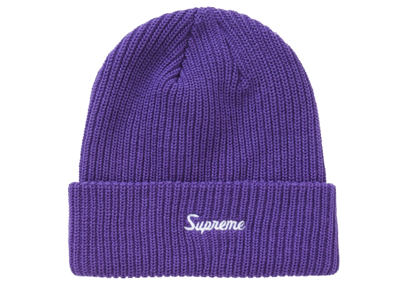 Buy Supreme Loose Gauge Beanie (FW20) Ungu