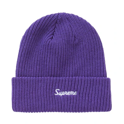 Supreme Loose Gauge Beanie (FW20) Purple