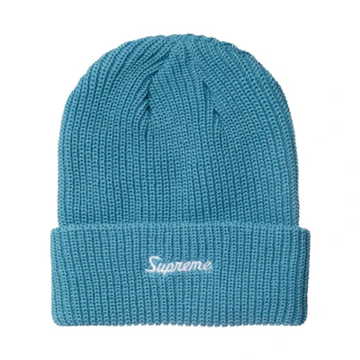 Supreme Loose Gauge Beanie (FW21) Slate