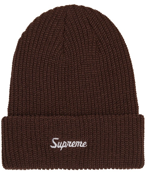 supreme-loose-gauge-beanie-ss-22-brown